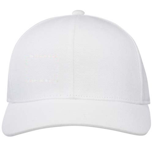 Opal 240 g/m² 6 panel Aware™ gerecyclede cap — drukvlak voorzijde rechts