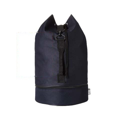 Retrend duffel bag van RPET 35L — drukvlak links van handvat