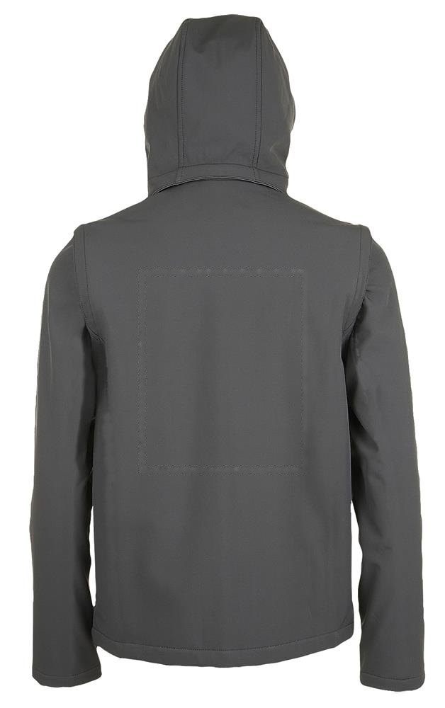 RACE HOODED WOMEN - RACE DAMESJAS MET CAPUCHON — drukvlak achterzijde