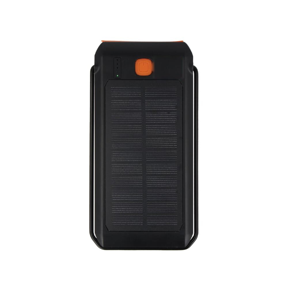 Quest Powerbank Zonne Energie 10000mAh — drukvlak zijde 1 bovenkant