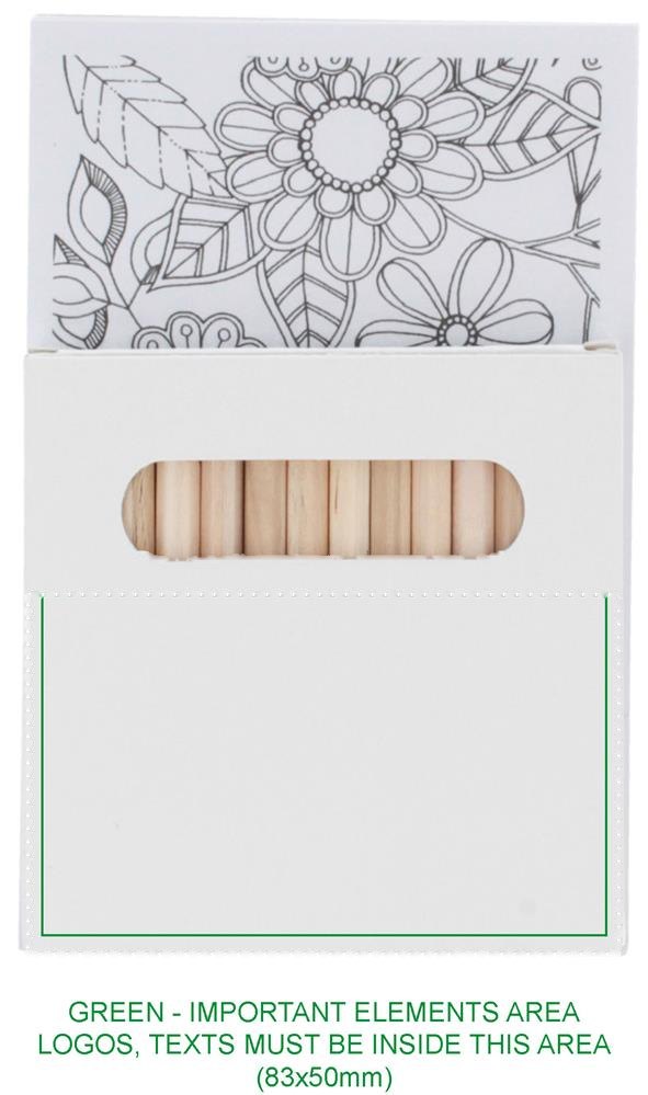 PAINT&RELAX - Kleurkaarten voor volwassenen — drukvlak voorzijde doos