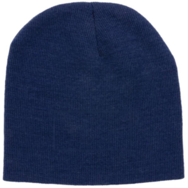 Impact AWARE™ Polylana® klassieke beanie — drukvlak artikel voorzijde