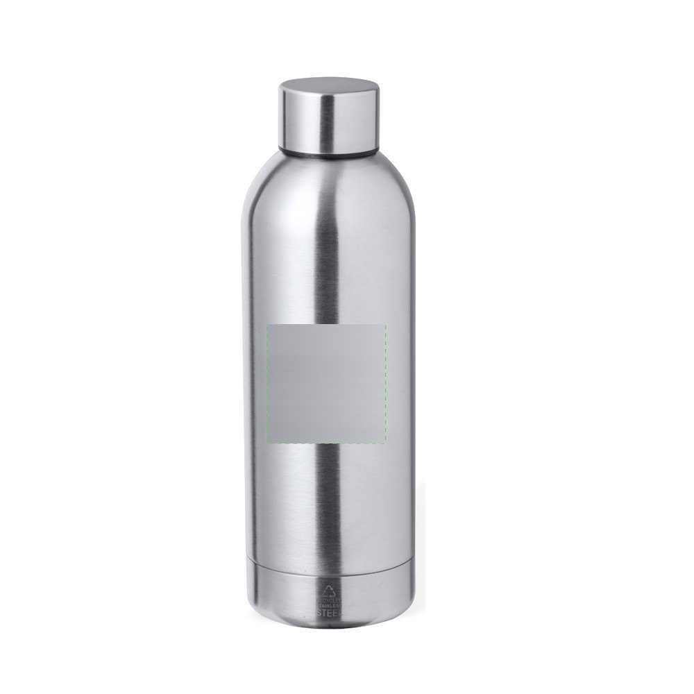 Thermoskan-Fles Hilker — drukvlak midden voorzijde groot