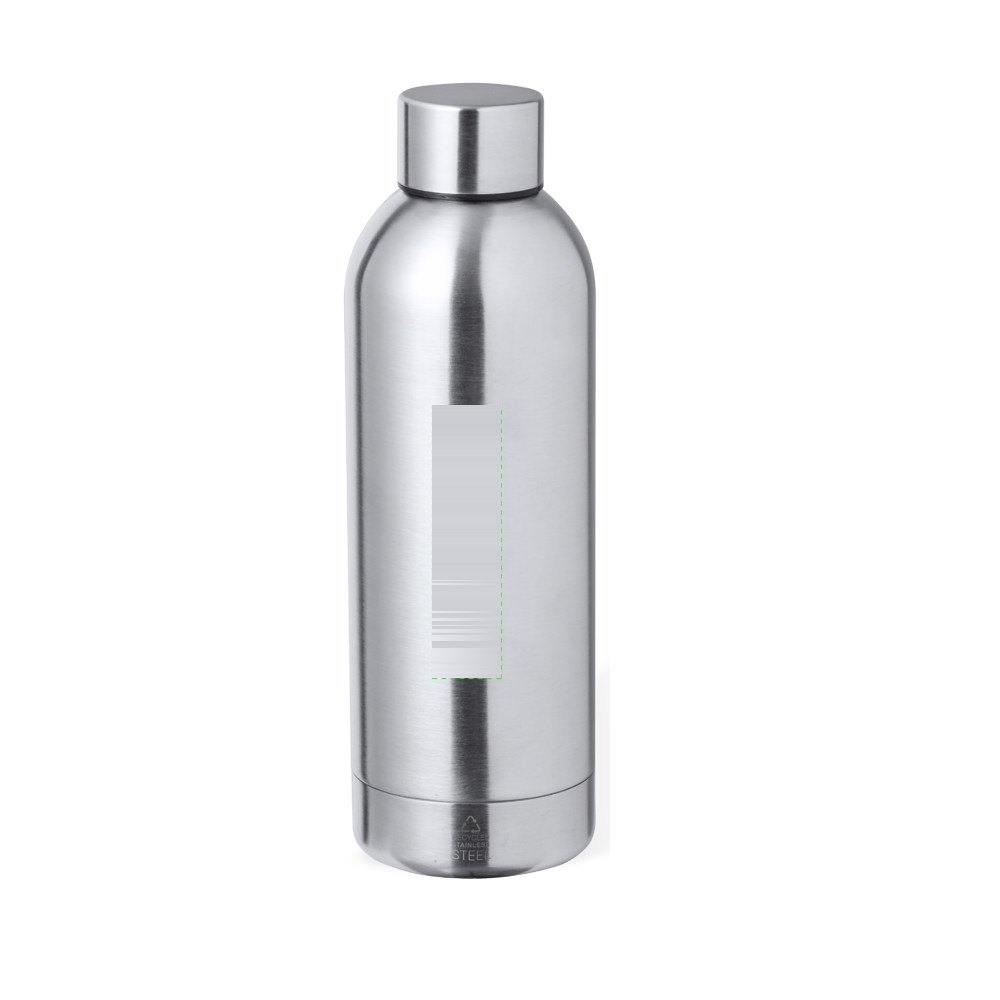 Thermoskan-Fles Hilker — drukvlak verticaal in het midden