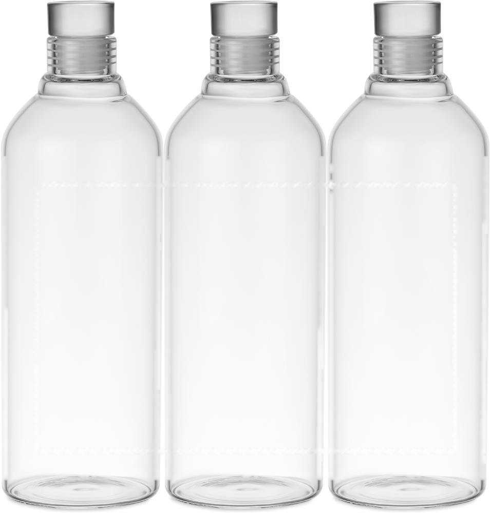 LARGE LOU - Borosilicaat fles 1L — drukvlak drukvlak 1