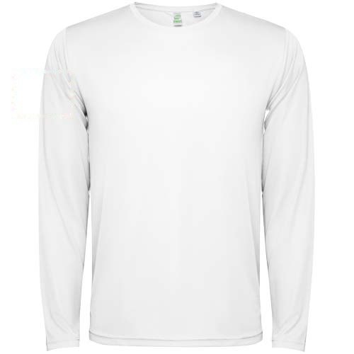 Estoril 125 g/m² T-shirt met lange mouwen voor kinderen — drukvlak rechter bicep