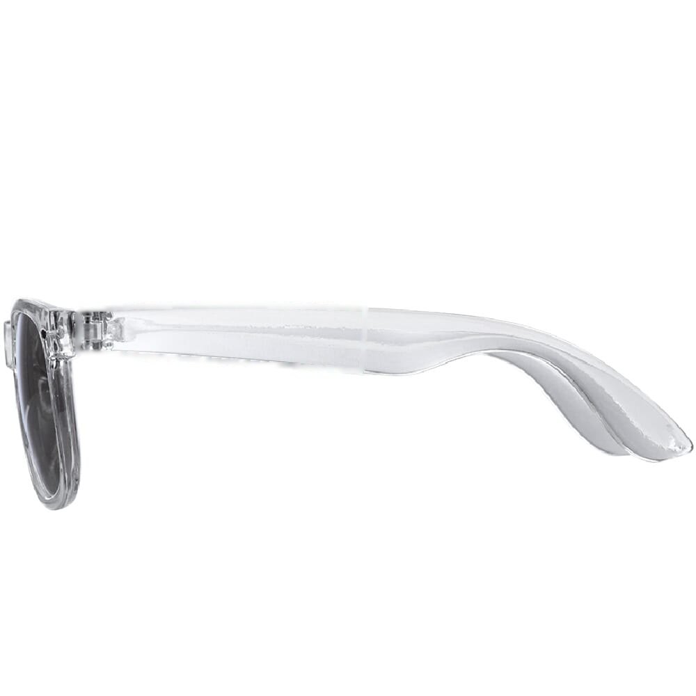 Zonnebril Bradley transparant UV400 — drukvlak 1 cm vanaf scharnier links