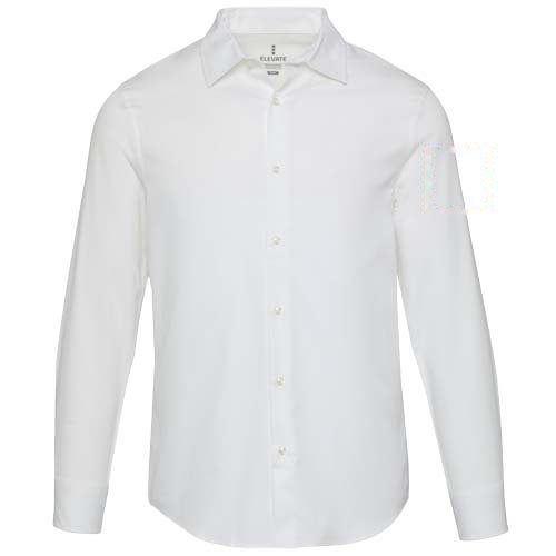 Citrine 185 g/m² twill herenoverhemd — drukvlak linker bicep