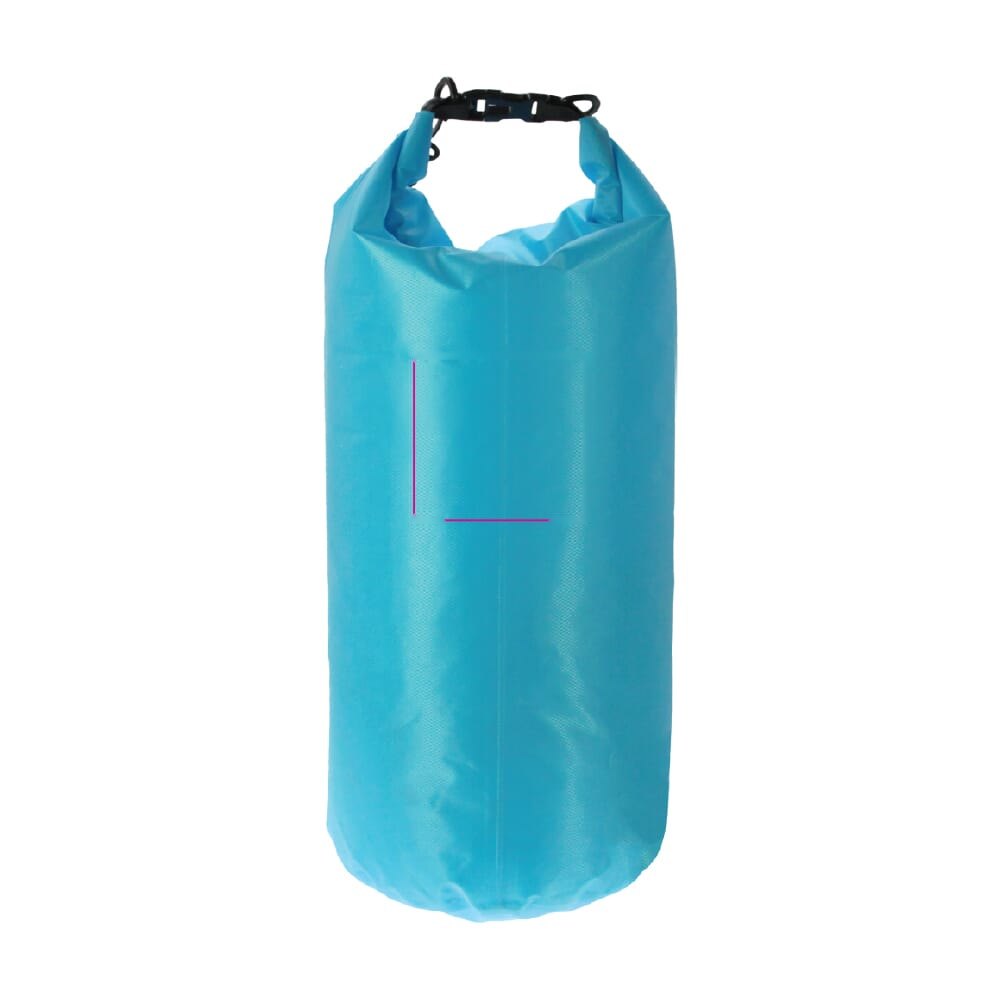 Drybag ripstop 25L IPX6 — drukvlak midden voorzijde