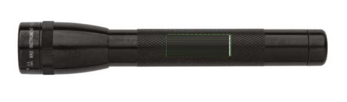 Aluminium Maglite mini AA zaklamp Monique — drukvlak houder