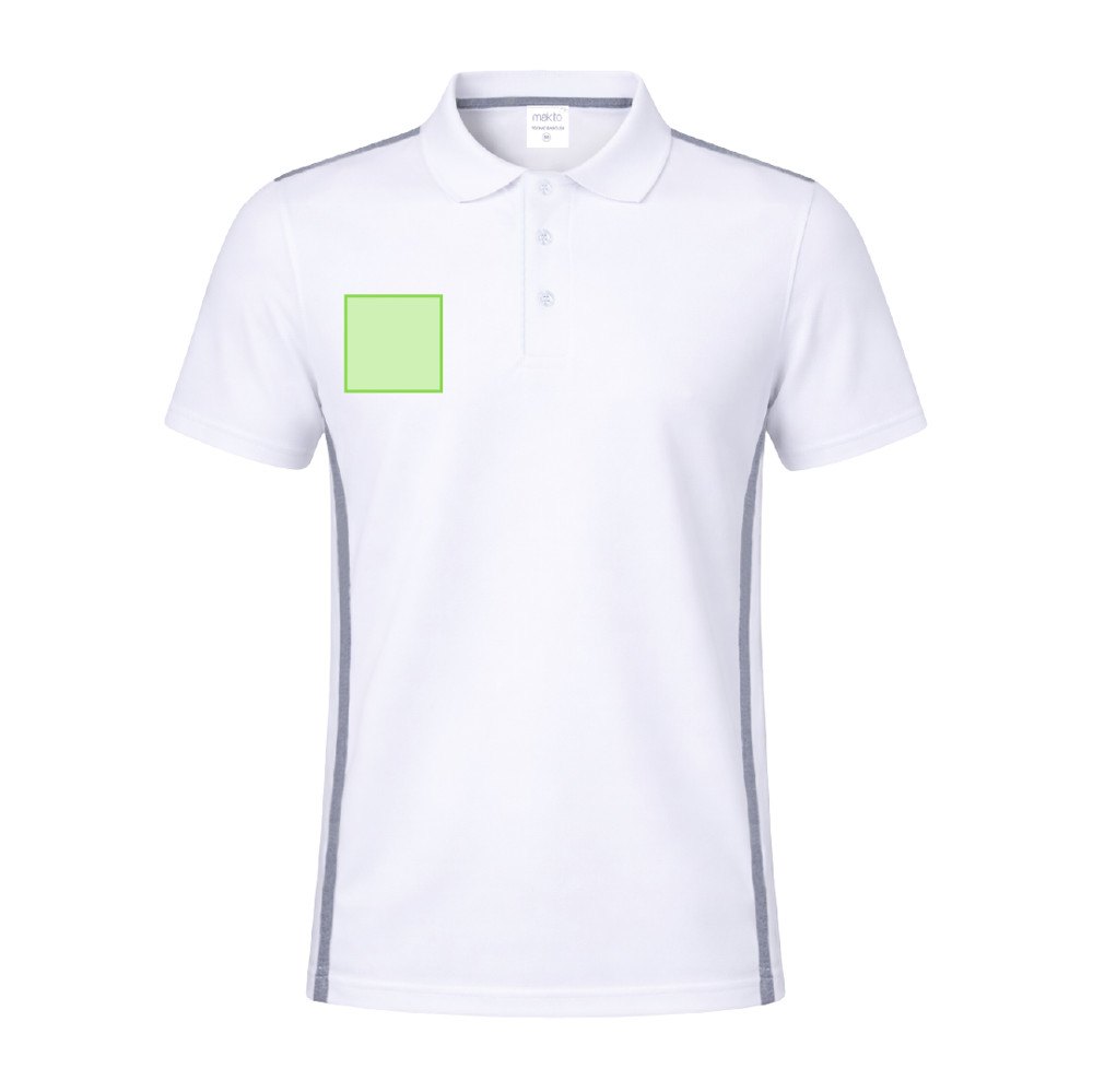 Polo Shirt Tecnic Barclex — drukvlak rechterborst