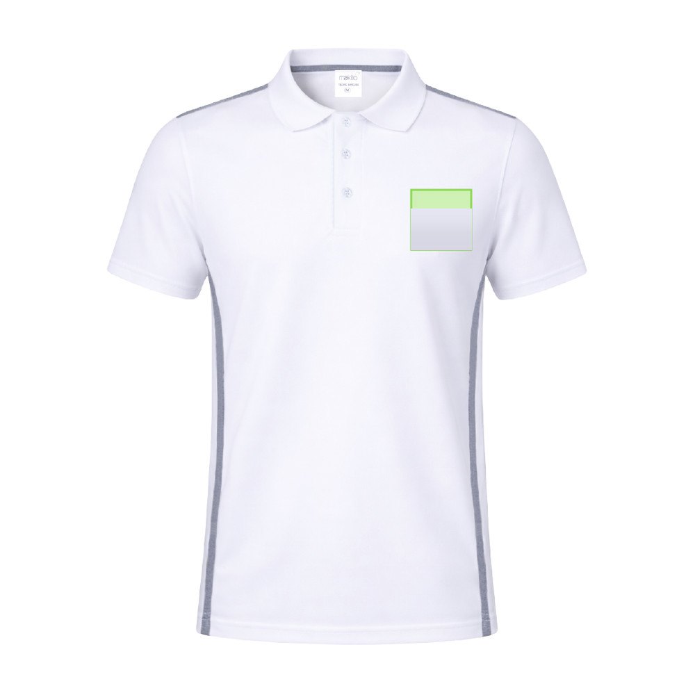 Polo Shirt Tecnic Barclex — drukvlak linkerborst