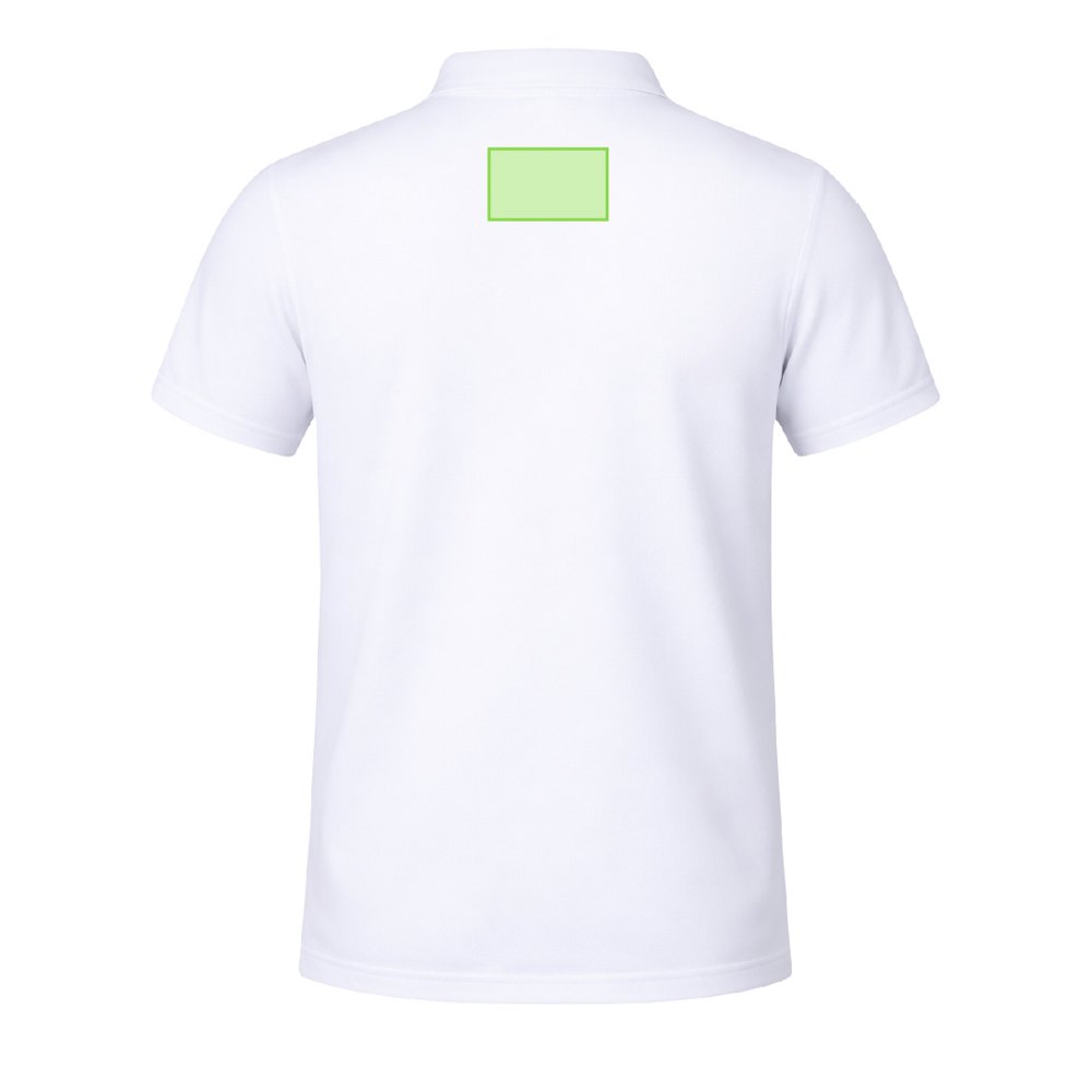 Polo Shirt Tecnic Barclex — drukvlak bovenrug