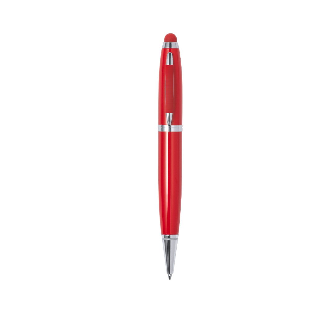 USB Touch-Screen Balpen Sivart 16GB — drukvlak op de clip