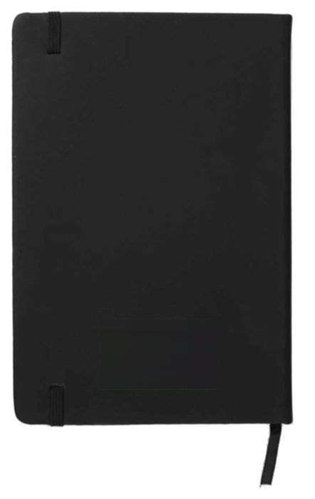 Notitieboek Brigitta | Gerecycled PU | A5 | Blanco — drukvlak achterzijde