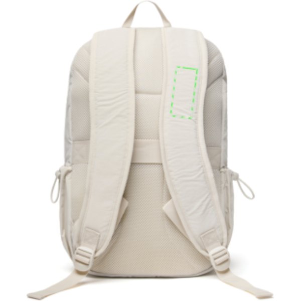 KENTO URBAN RCS recycled nylon 15,6 inch rugzak met voorvak — drukvlak band links