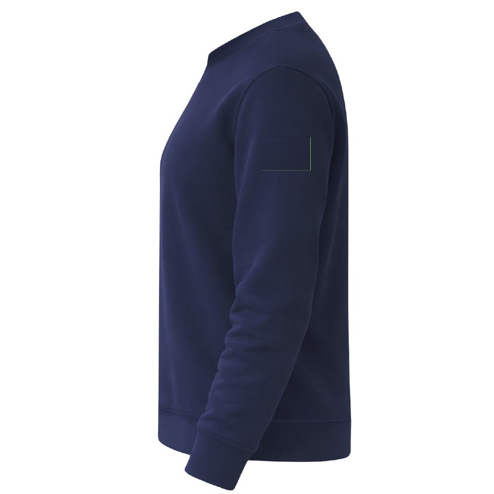 Volwassene Sweatshirt Skelton — drukvlak linker bovenarm