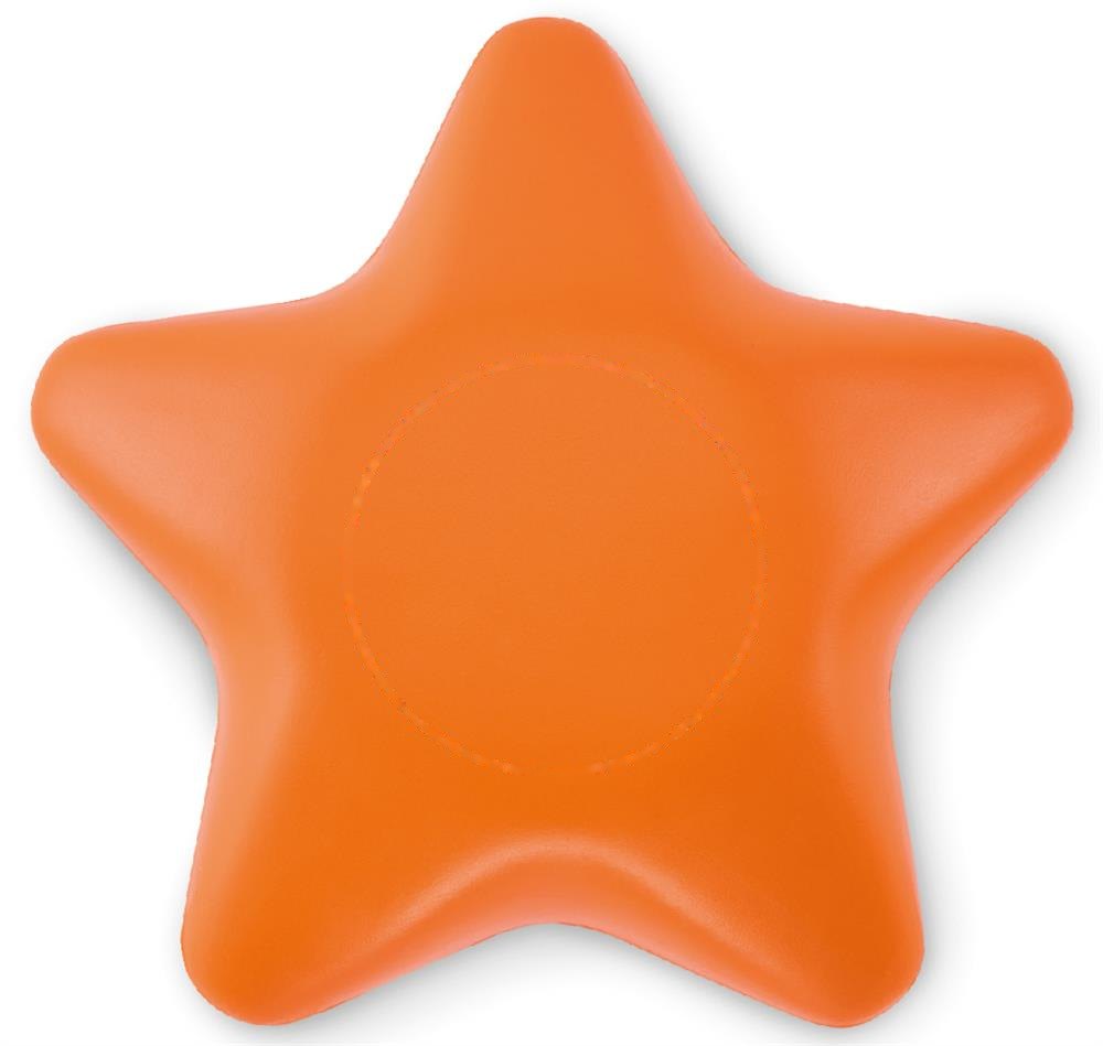 STARLY - PU anti-stress ster — drukvlak in het midden