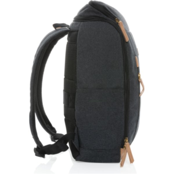 Impact AWARE™ 16 oz. rcanvas 15 inch laptoprugzak — drukvlak artikel links onder