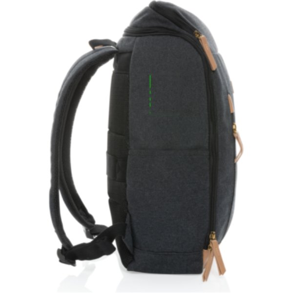 Impact AWARE™ 16 oz. rcanvas 15 inch laptoprugzak — drukvlak artikel links boven