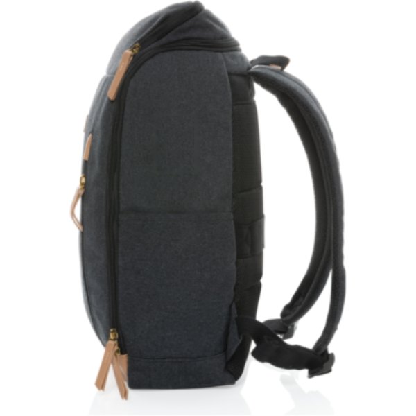 Impact AWARE™ 16 oz. rcanvas 15 inch laptoprugzak — drukvlak artikel rechts boven
