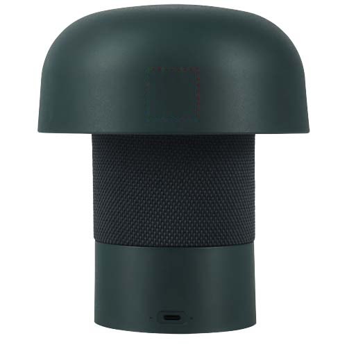Kooduu Sensa Play Mini draagbare speaker en lamp — drukvlak achterzijde
