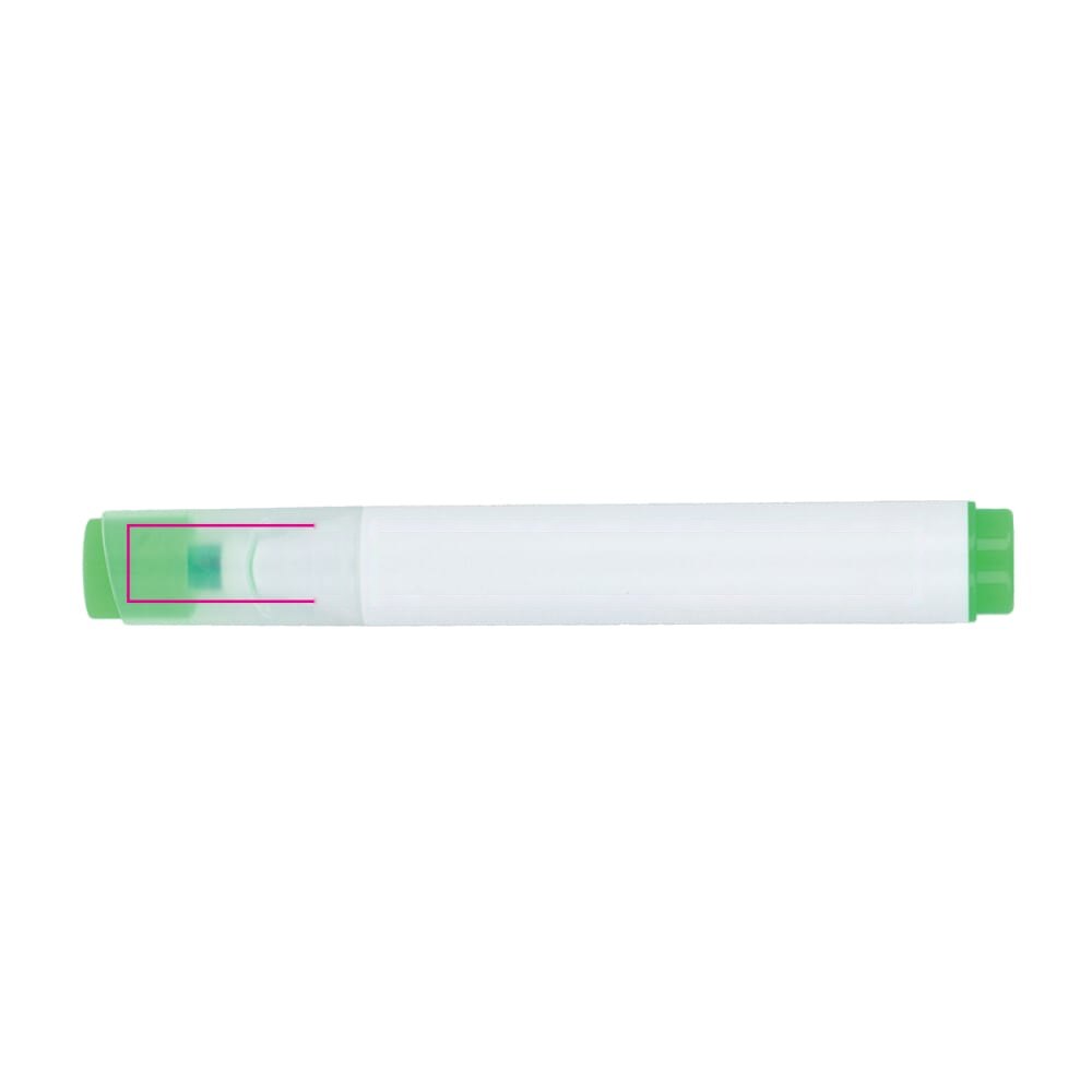 Ovale tekstmarker — drukvlak op houder en dop