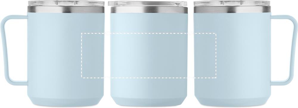 COCOA - Dubbelwandige mok 400ml — drukvlak drukvlak 1