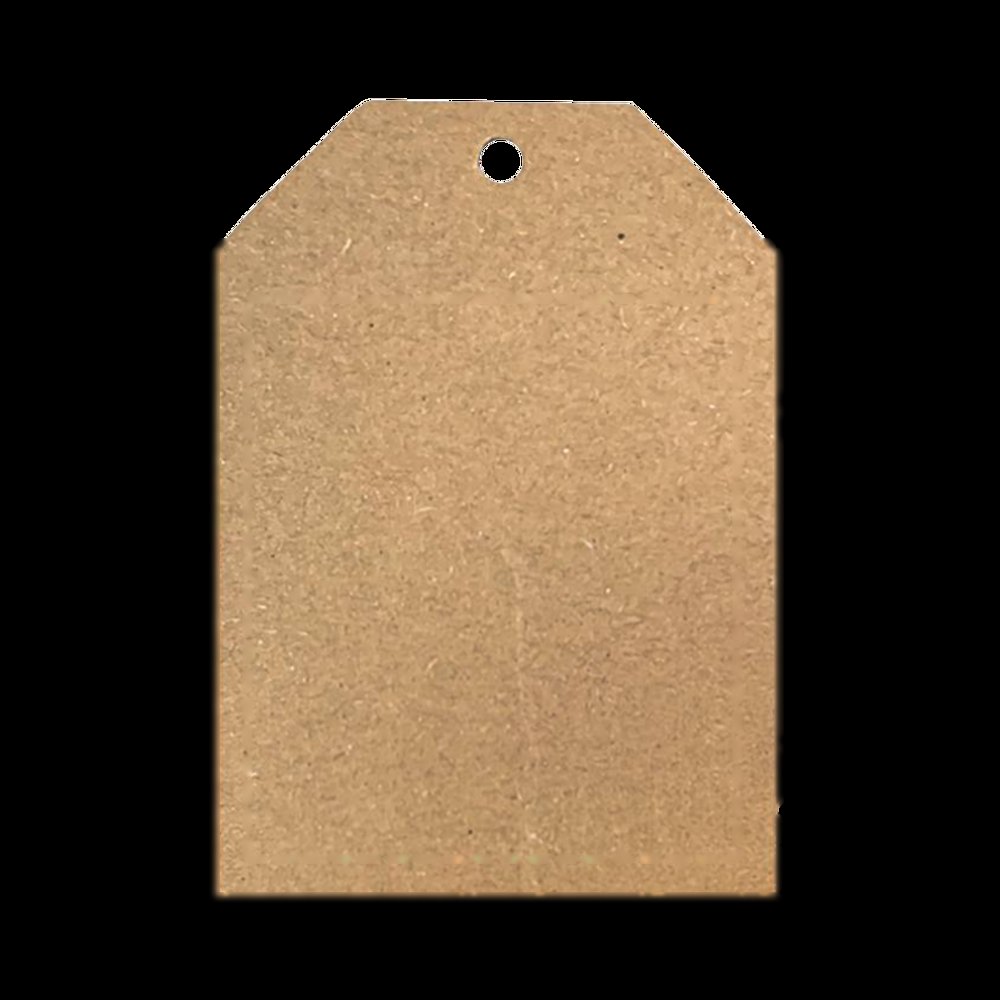 SMALL PRESENT - Papieren cadeaudoos — drukvlak op het papieren label