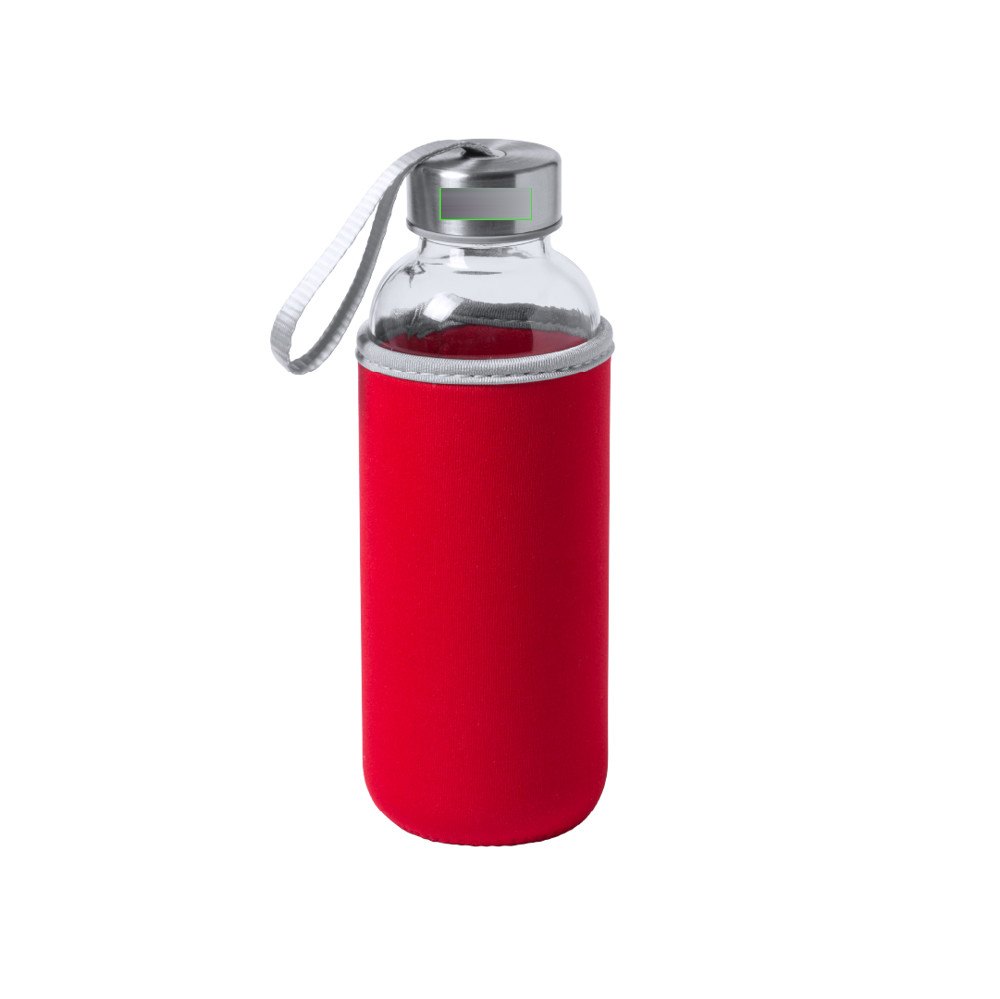 Fles Dokath — drukvlak op de dop
