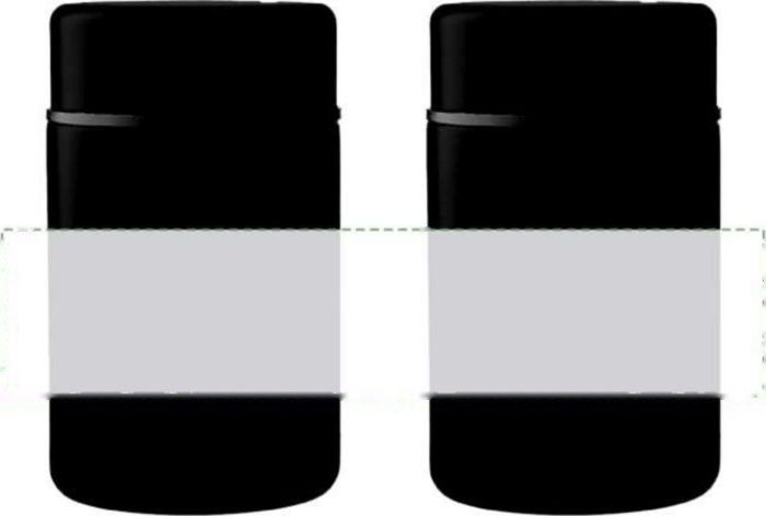 Dubbelwandige lunchpot Niko | 460 ml — drukvlak rondom