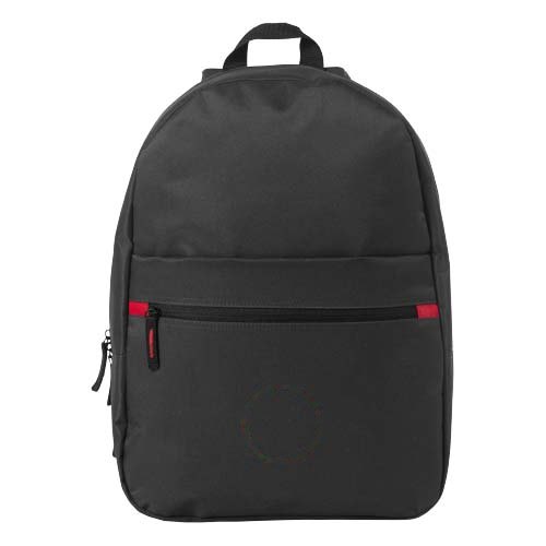 Vancouver polyester rugzak 23L — drukvlak voorzijde