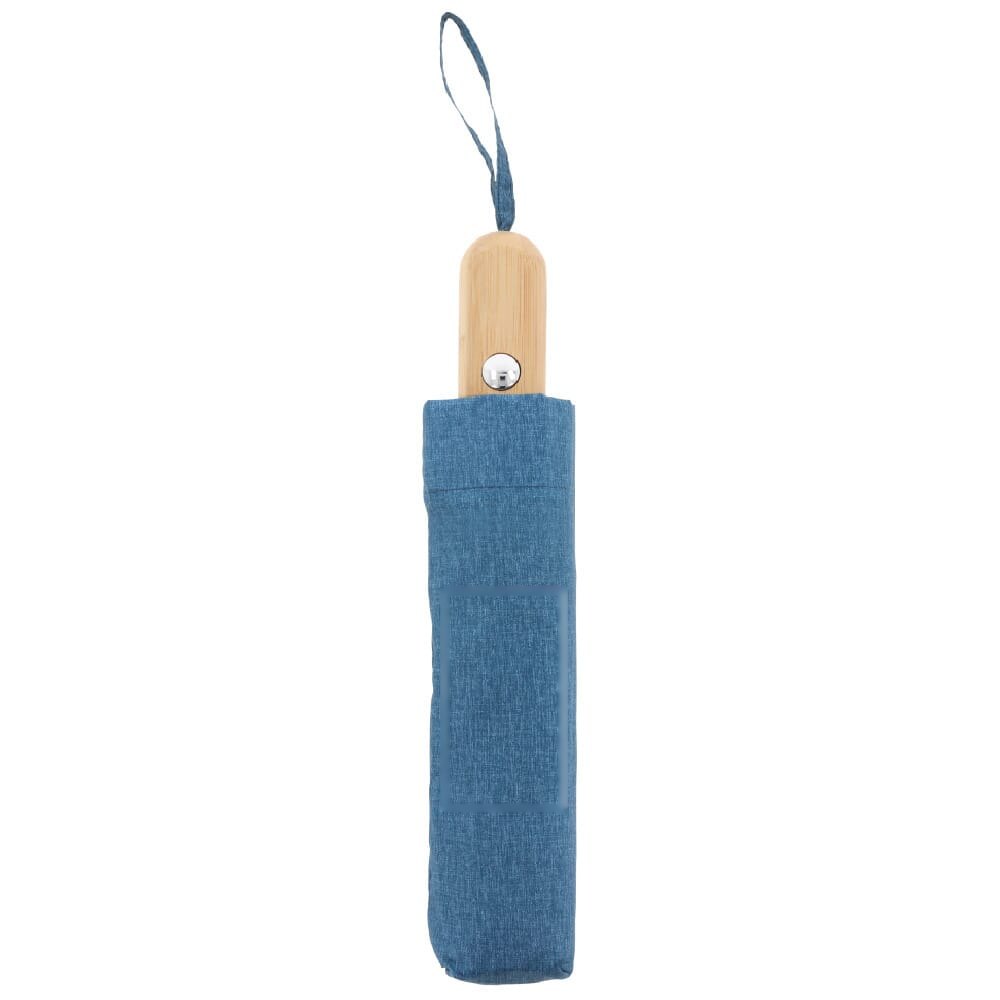 Opvouwbare paraplu 21” R-PET auto open — drukvlak foedraal