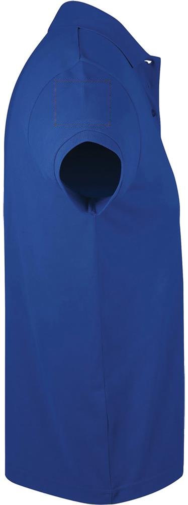 PRIME MEN - PRIME heren polo 200g — drukvlak rechterarm