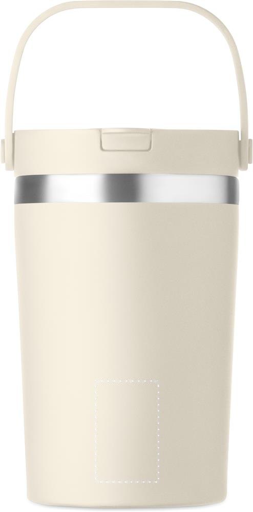 COZYCUP - Dubbelwandige beker 350ml — drukvlak achterzijde onder