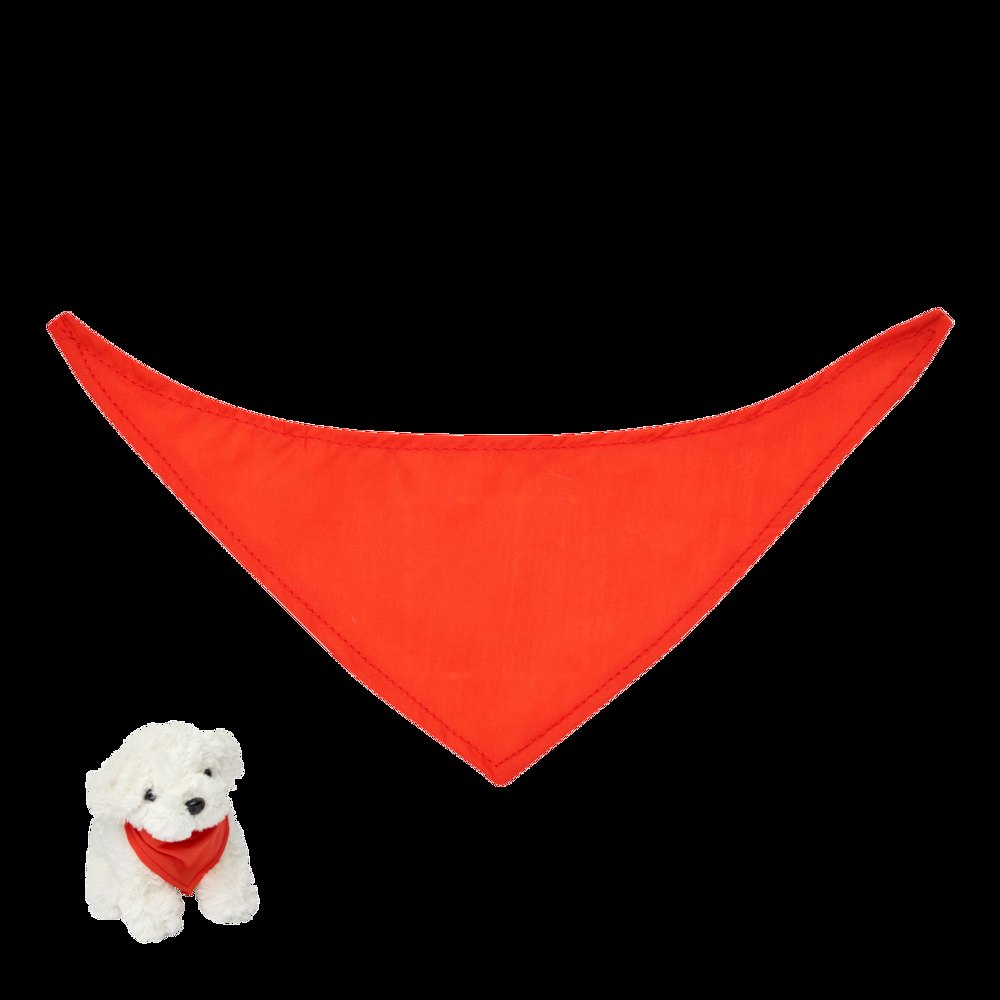 BENNI - Pluche hond — drukvlak op de sjaal