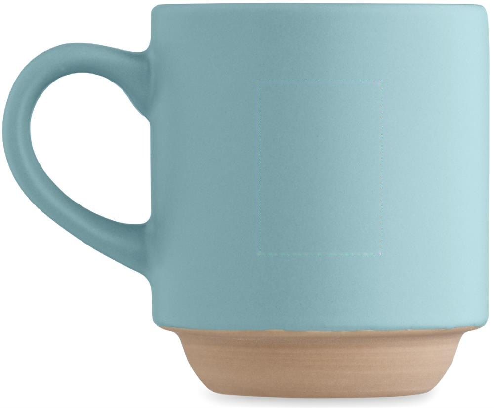 CERACK - Keramische stapelbare mok 170ml — drukvlak linkshandig