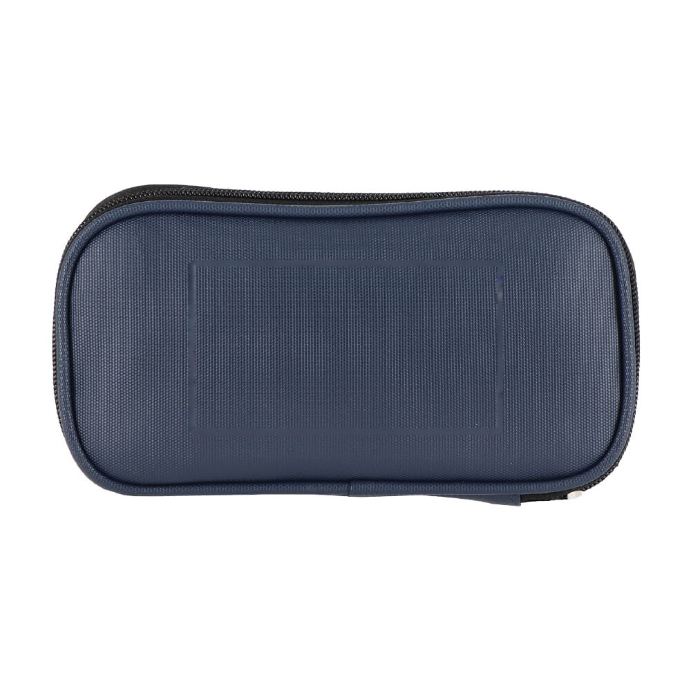 rPET PU-gecoate 210D Kyra organizer tas 20 x 11.5 x 2 cm — drukvlak midden op de voorkant