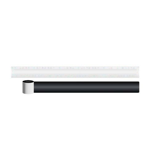RFX™ 34 cm reflecterende TPU slapwrap — drukvlak voorkant (op reflecterende laag)