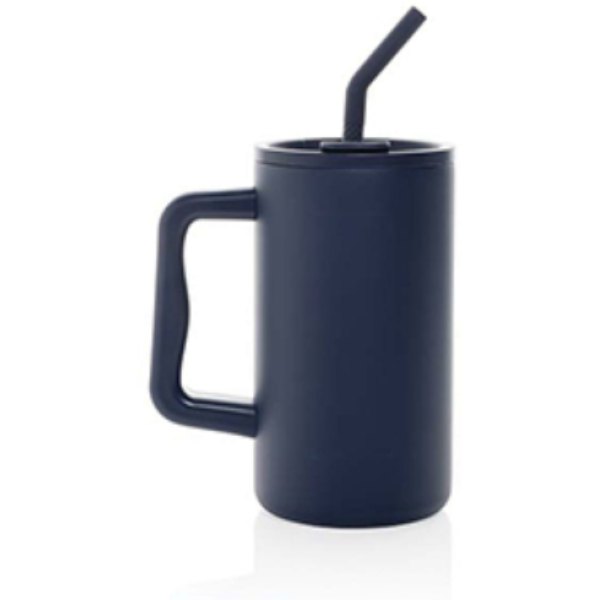 Cube RCS gerecycled RVS beker 800ml — drukvlak artikel achterzijde