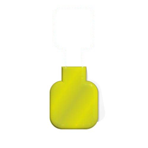 RFX™ M-10 vierkante reflecterende TPU magneet — drukvlak voorkant (op reflecterende laag)