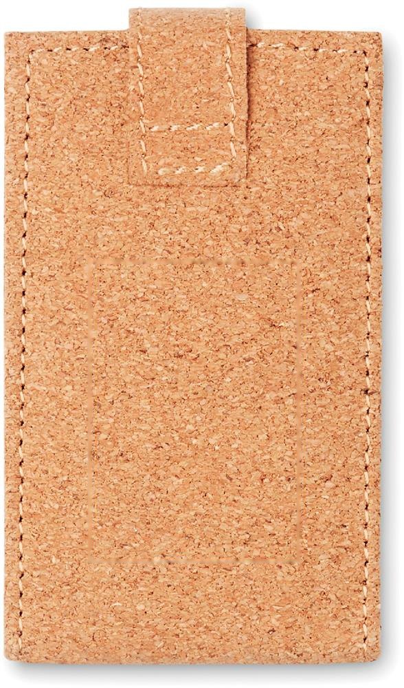 NAILKIT CORK - Manicure set in kurk etui — drukvlak achterzijde