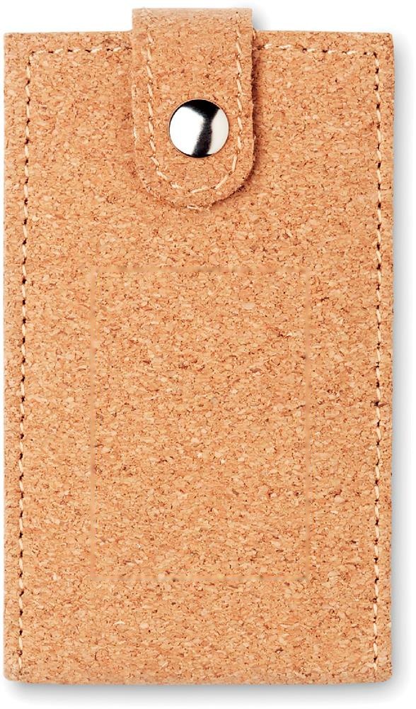 NAILKIT CORK - Manicure set in kurk etui — drukvlak voorzijde