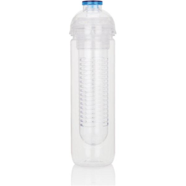 Waterfles met infuser — drukvlak artikel voorzijde onder