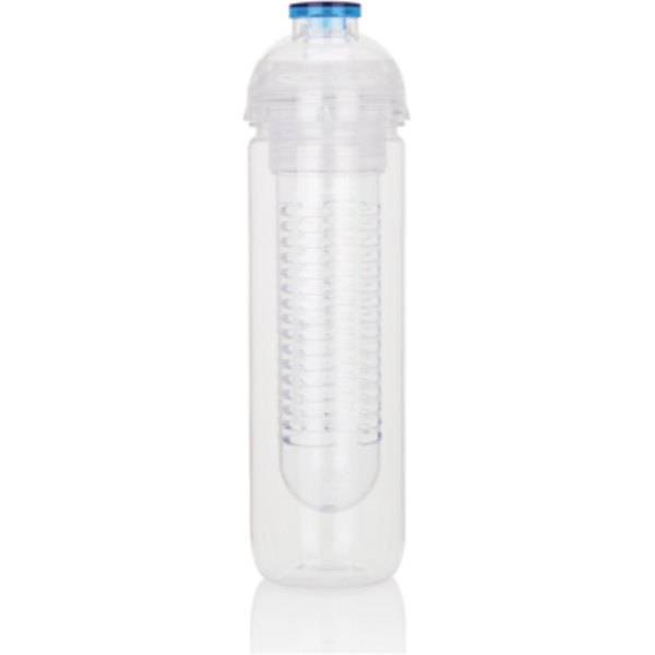 Waterfles met infuser — drukvlak artikel voorzijde boven