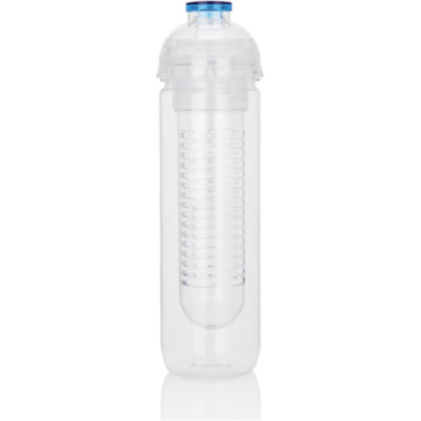 Waterfles met infuser — drukvlak artikel voorzijde midden