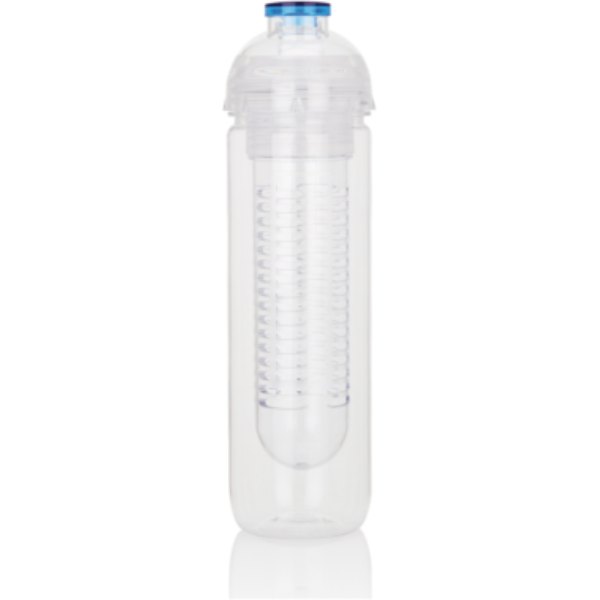 Waterfles met infuser — drukvlak artikel achterzijde boven