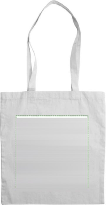 Boodschappentas Enzo | Katoen | 180 g/m² — drukvlak achterzijde