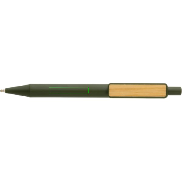 GRS RABS pen met bamboe clip — drukvlak voor de clip
