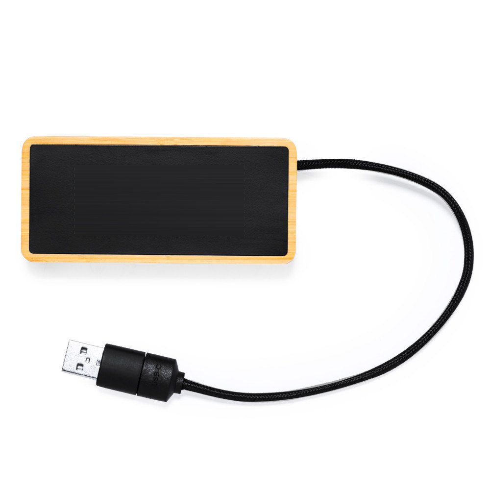 USB Hub Ginger — drukvlak op de voorkant